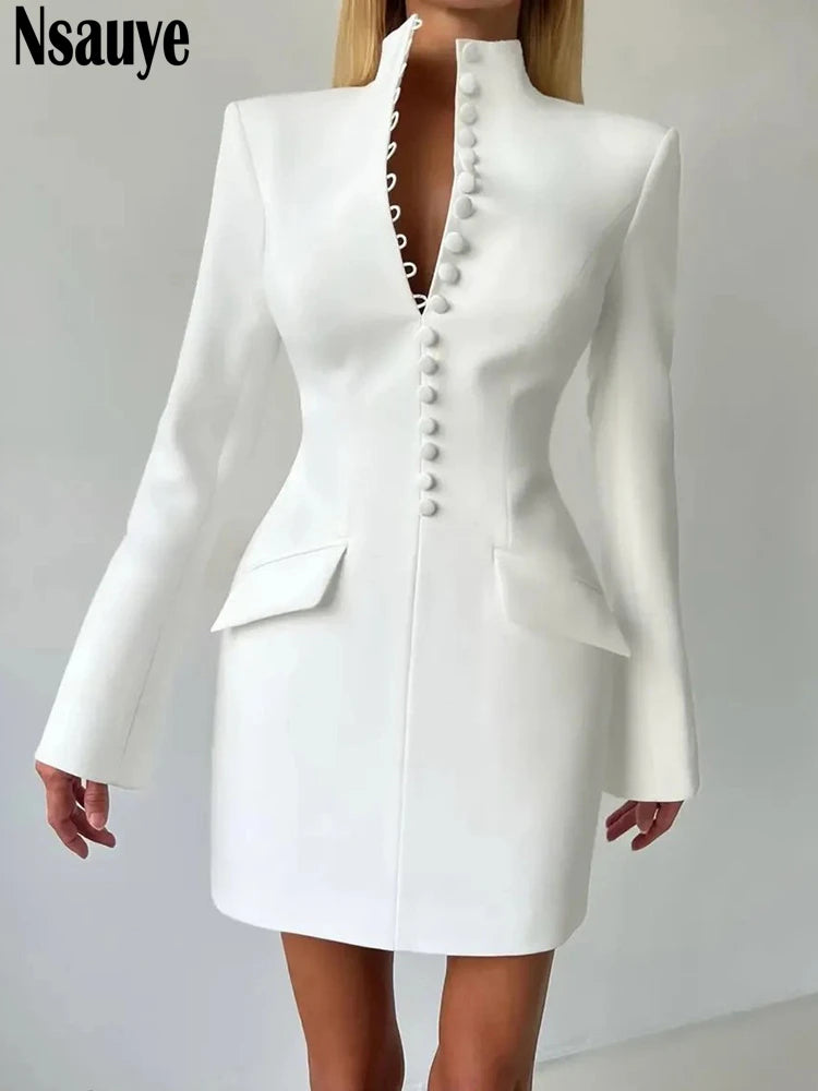 Elegant Blazer Dress