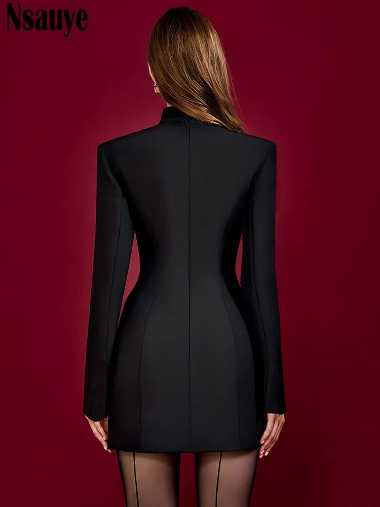 Elegant Blazer Dress