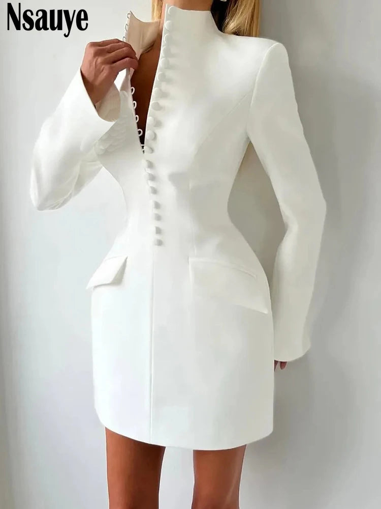 Elegant Blazer Dress
