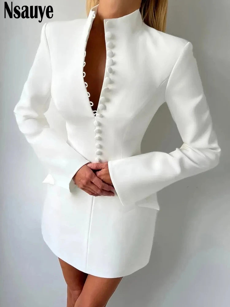 Elegant Blazer Dress