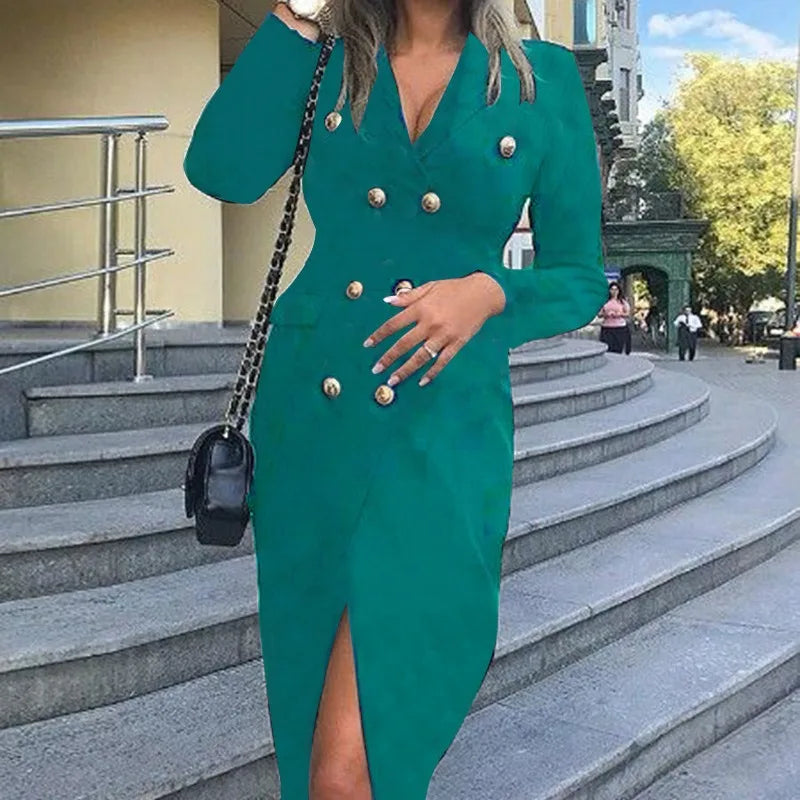 Elegant Blazer Dress